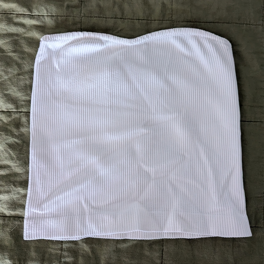 Dynamite Sweetheart white tube top XS
